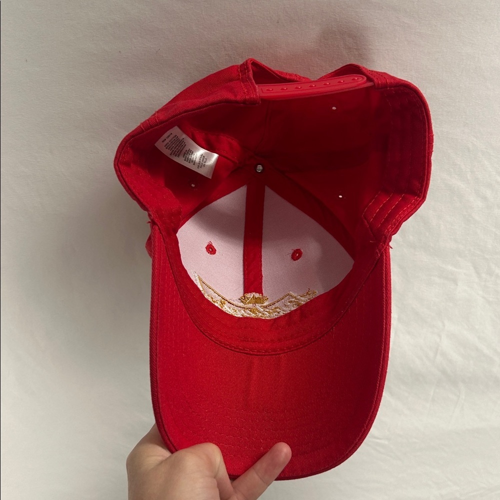 Anheuser Busch Red Budweiser Hat - Picture 4 of 5